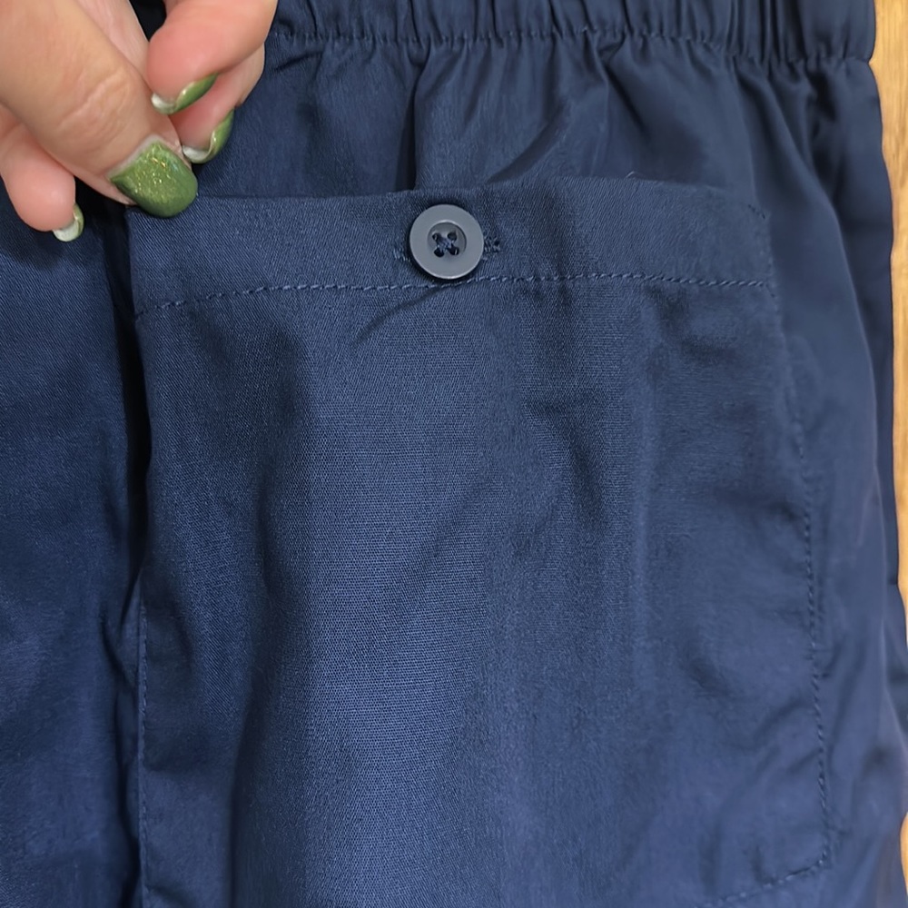 Cherokee Workwear Originals Men Navy Blue Scrubs Pant Fly Front Cargo 4000 - Picture 10 of 13